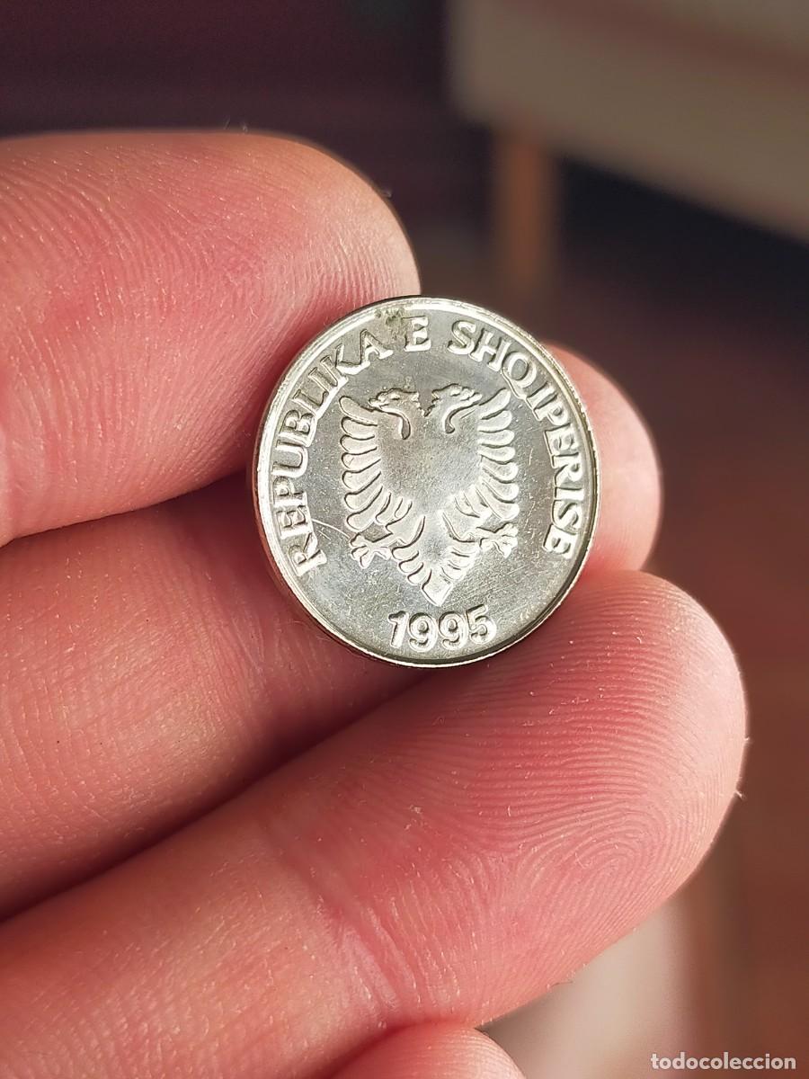 Monedas antiguas de Europa: MONEDA DE 5 CINCO LEKE ALBANIA 1995 EXCELENTE CONSERVACION