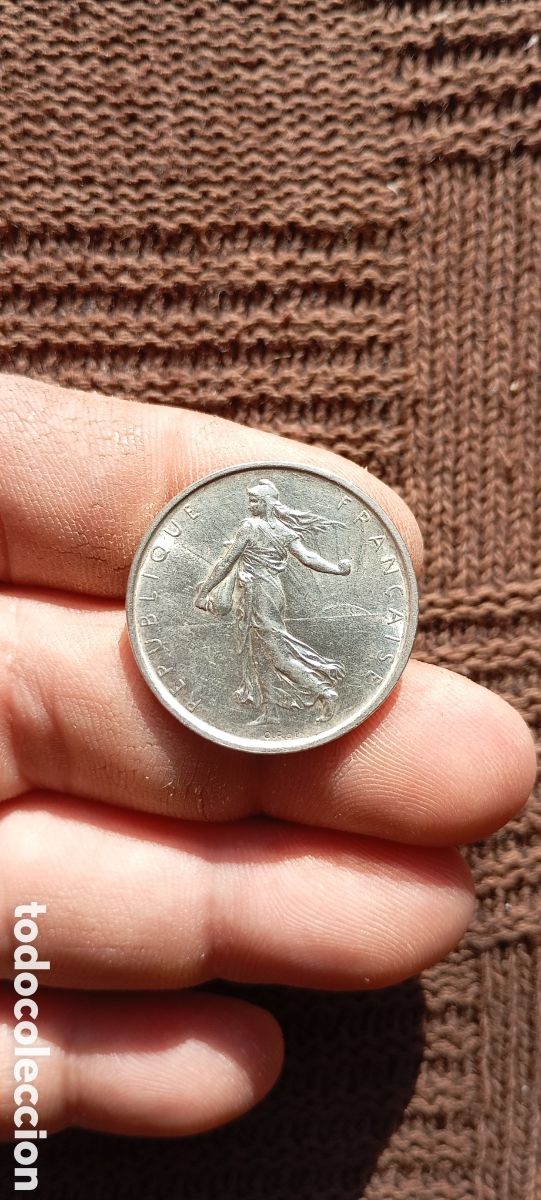 Monedas antiguas de Europa: 5 francos plata a&ntilde;o 1963