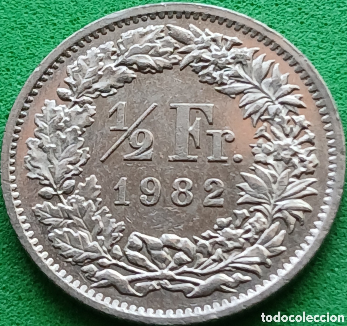 Monedas antiguas de Europa: Suiza &frac12; franco 1982 km#23a