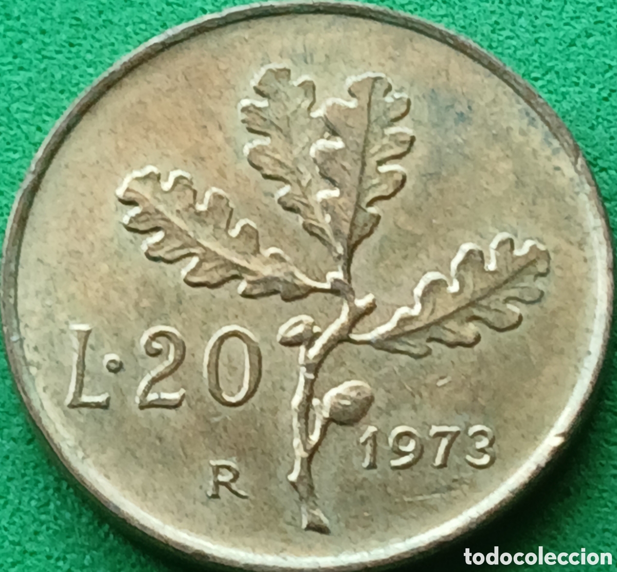 Monedas antiguas de Europa: Italia 20 liras 1973 km#97