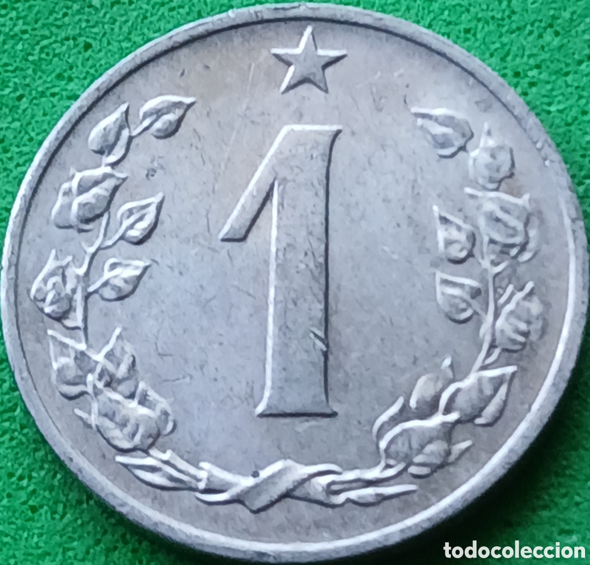 Monedas antiguas de Europa: Checoslovaquia 1 heller 1962 km#51