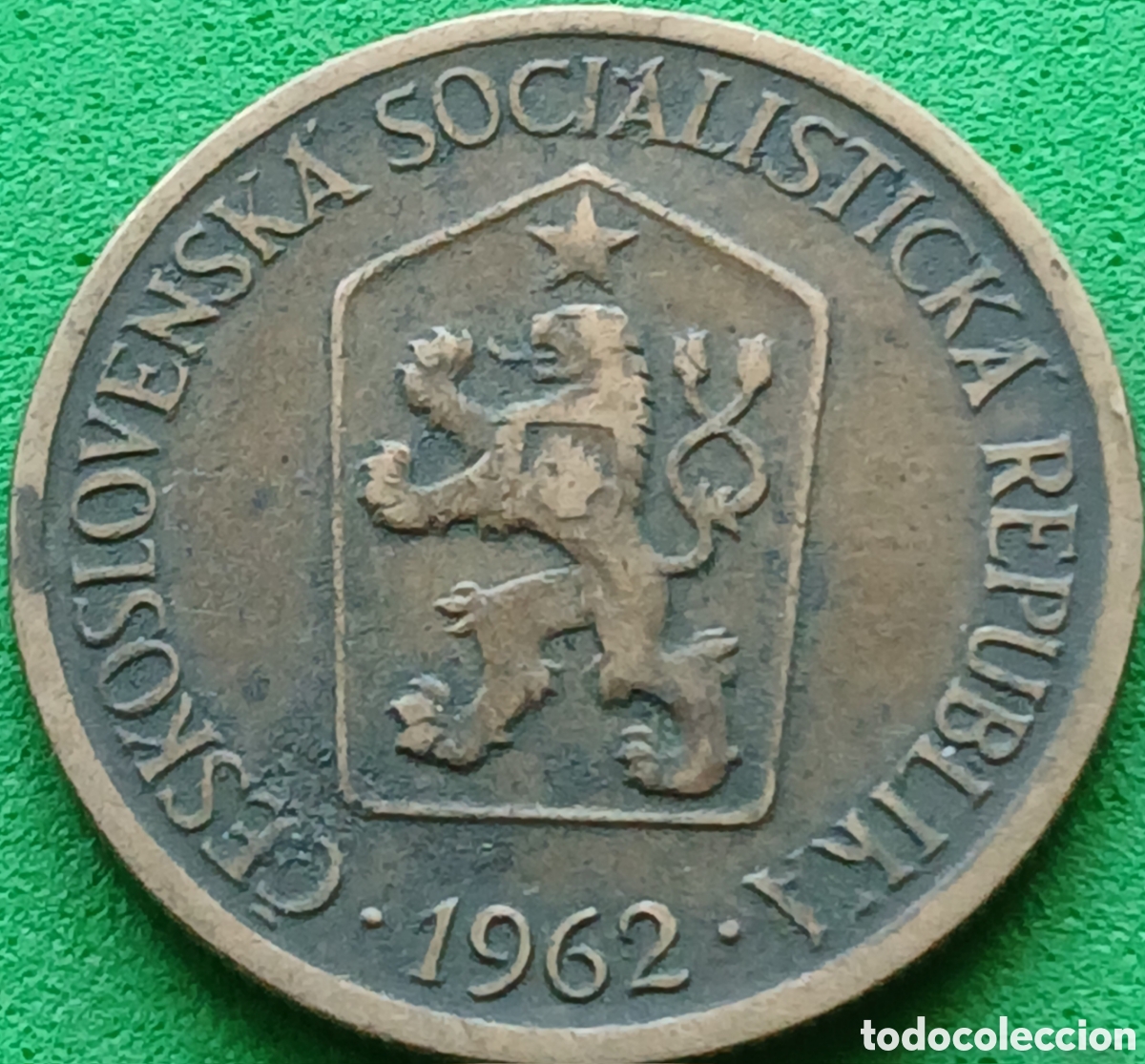 Monedas antiguas de Europa: Checoslovaquia 1 corona 1962 km#50