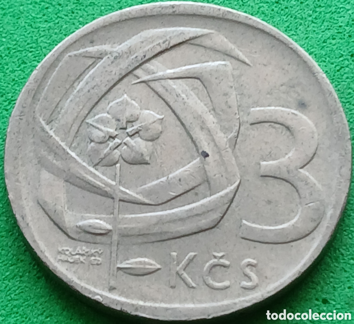 Monedas antiguas de Europa: Checoslovaquia 3 coronas 1965 km#57