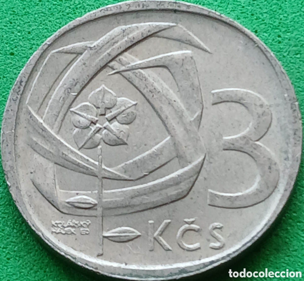Monedas antiguas de Europa: Checoslovaquia 3 coronas 1968 km#57