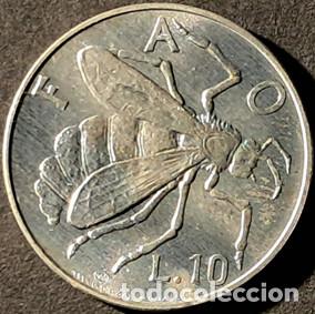 Monedas antiguas de Europa: San Marino 10 liras 1974 KM#33 FAO SC/UNC