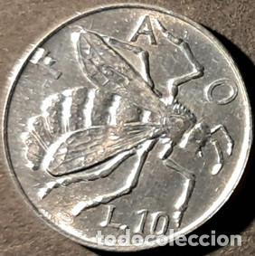 Monedas antiguas de Europa: San Marino 10 liras 1974 KM#33 FAO SC-/aUNC