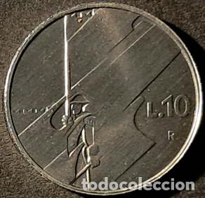 Monedas antiguas de Europa: San Marino 10 liras 1990 KM#251 SC/UNC