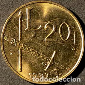 Monedas antiguas de Europa: San Marino 20 liras 1989 KM#235 SC/UNC