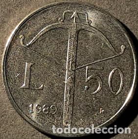 Monedas antiguas de Europa: San Marino 50 liras 1989 KM#236 SC/UNC