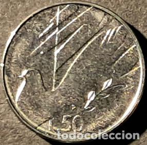 Monedas antiguas de Europa: San Marino 50 liras 1990 KM#253 SC/UNC