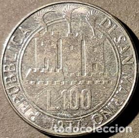 Monedas antiguas de Europa: San Marino 100 liras 1977 KM#70 SC/UNC