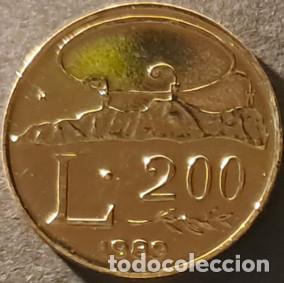 Monedas antiguas de Europa: San Marino 200 liras 1989 KM#238 XF/MBC