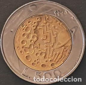 Monedas antiguas de Europa: San Marino 500 liras 1999 KM#394 bimet&aacute;lica XF/MBC