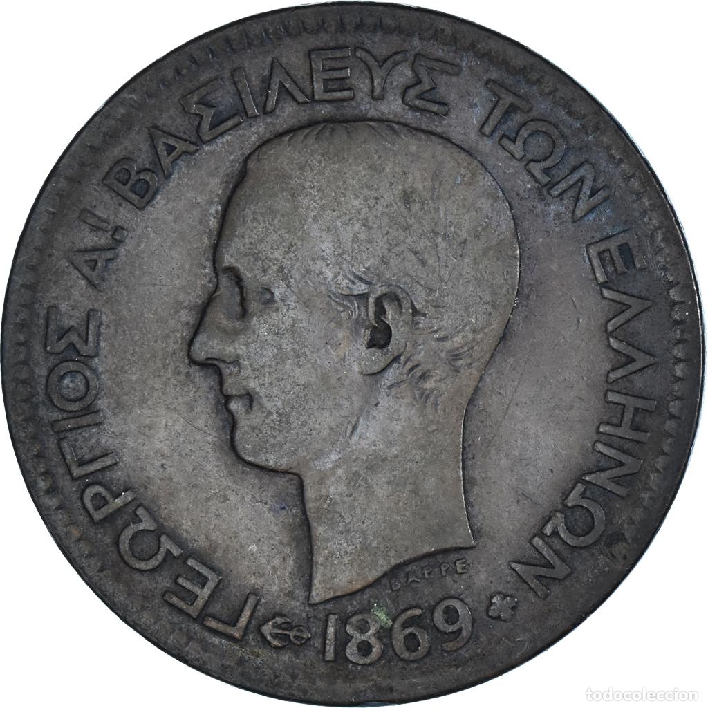 Monedas antiguas de Europa: [#1446775] Moneda, Grecia, 10 Lepta, 1869