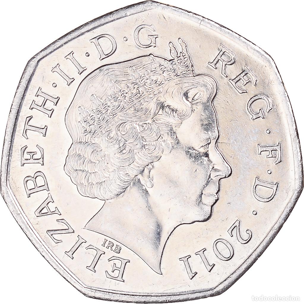 Monedas antiguas de Europa: [#1318255] Moneda, Gran Breta&ntilde;a, 50 Pence, 2011