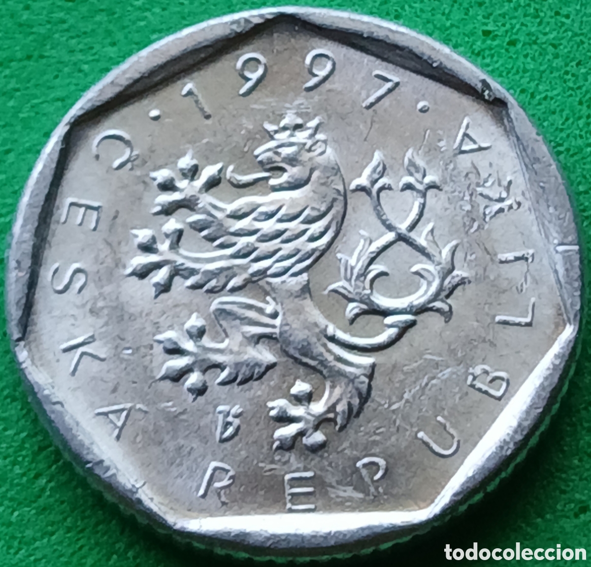 Monedas antiguas de Europa: Rep&uacute;blica Checa 20 hellers 1997 km#2.1
