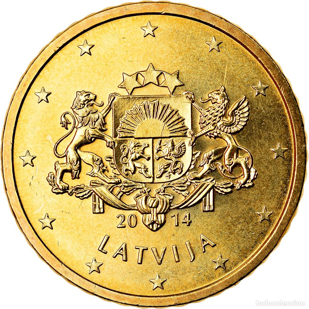 Monedas antiguas de Europa: [#791545] Letonia, 50 Euro Cent, 2014, SC, Lat&oacute;n