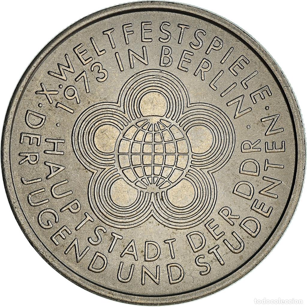 Monedas antiguas de Europa: [#951516] Moneda, REP&Uacute;BLICA DEMOCR&Aacute;TICA ALEMANA, 10 Mark, 1973, Berlin, MBC, Cobre -