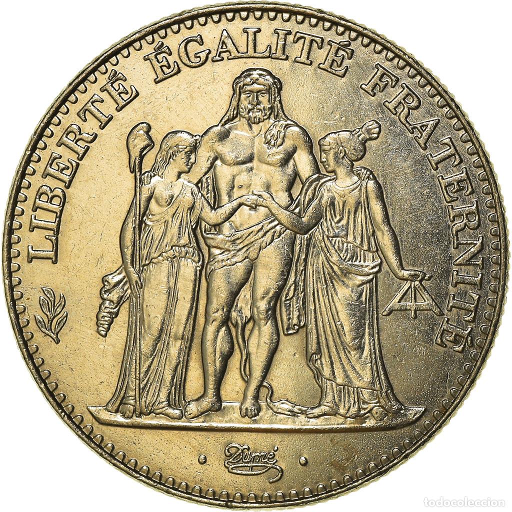 Monedas antiguas de Europa: [#952767] Moneda, Francia, Hercule, 5 Francs, 1996, Paris, MBC, N&iacute;quel, KM:1155