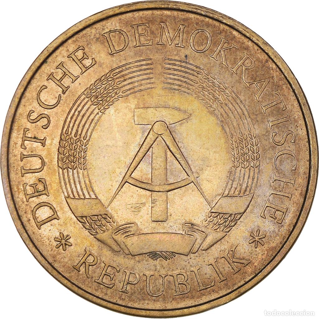 Monedas antiguas de Europa: [#1031261] Moneda, REP&Uacute;BLICA DEMOCR&Aacute;TICA ALEMANA, 5 Mark, 1969, Berlin, BC+, N&iacute;quel -