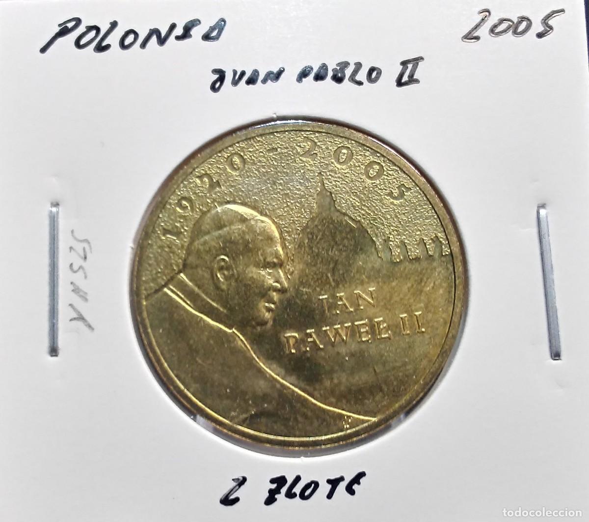 Monedas antiguas de Europa: POLONIA 2 ZLOTE 2005 Y#525 SC UNC JUAN PABLO II.