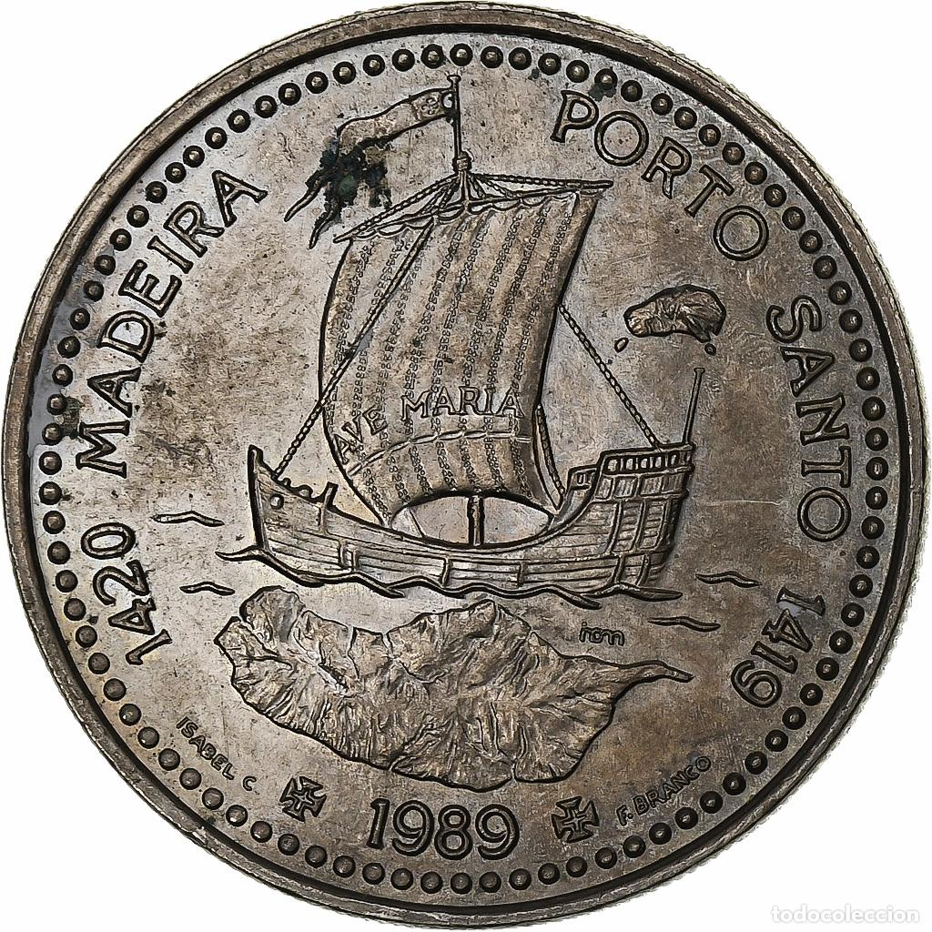 Monedas antiguas de Europa: [#1308240] Portugal, 100 Escudos, Madeira and Porto Santo, 1989, Lisbon, Cobre - n&iacute;quel