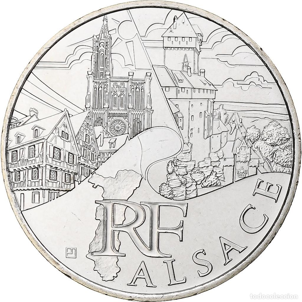 Monedas antiguas de Europa: [#375839] Francia, 10 Euro, Alsace, 2011, Paris, FDC, Plata, KM:1734