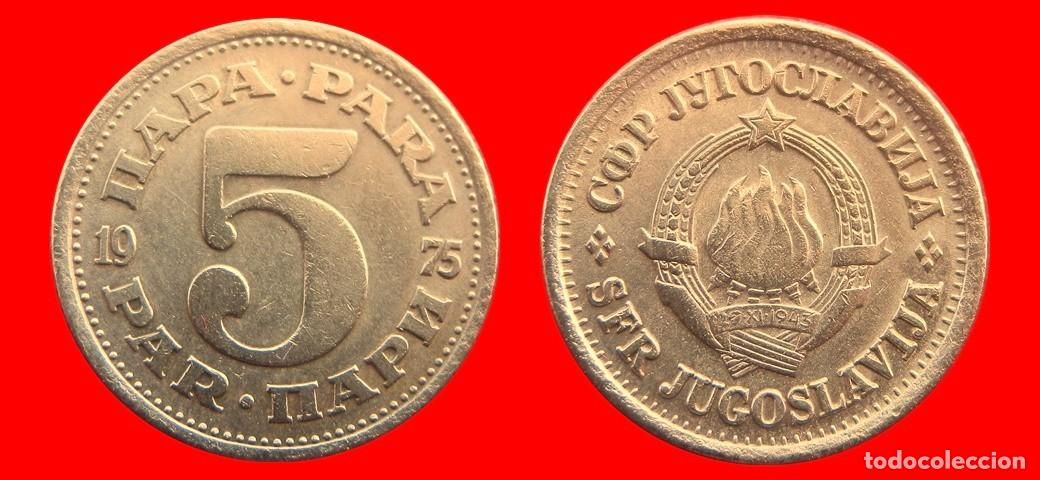Monedas antiguas de Europa: 5 PARA 1975 YUGOSLAVIA-150183