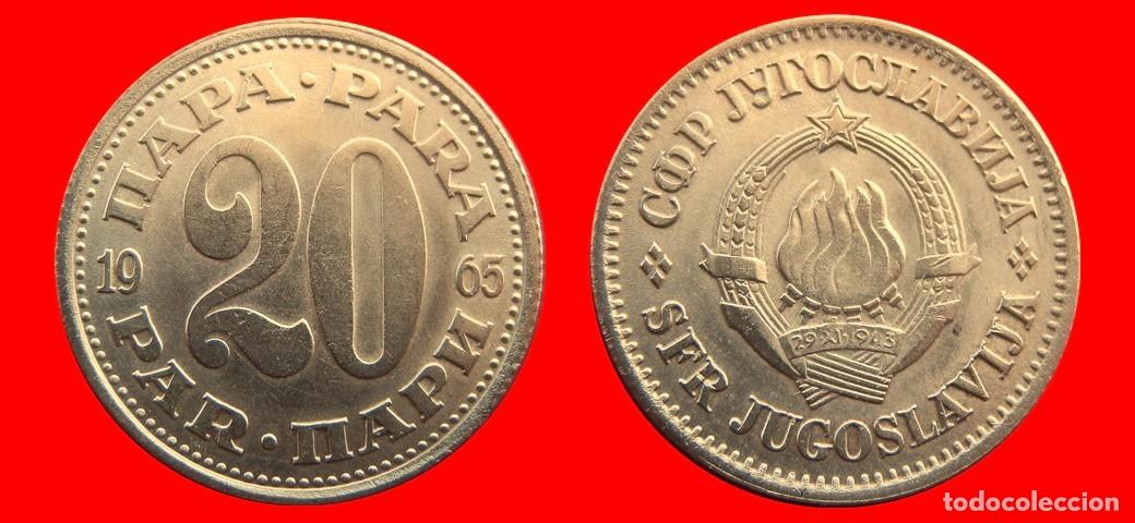 Monedas antiguas de Europa: 20 PARA 1965 YUGOSLAVIA-150187