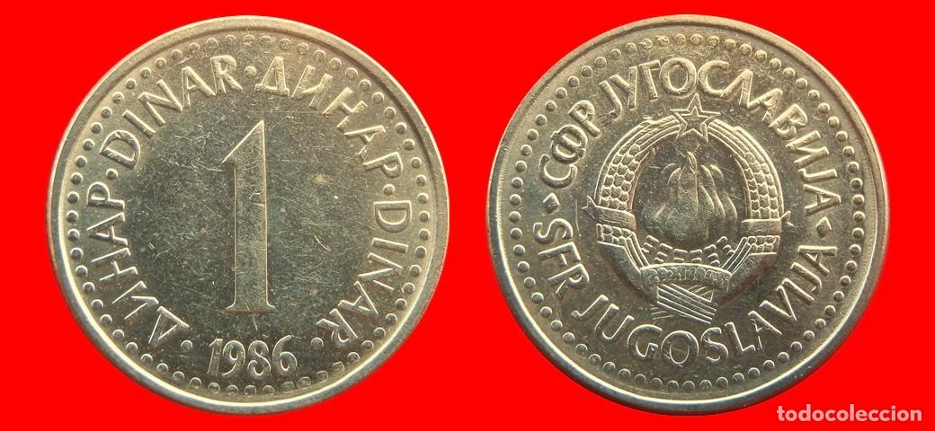 Monedas antiguas de Europa: 1 DINAR 1986 YUGOSLAVIA-150191