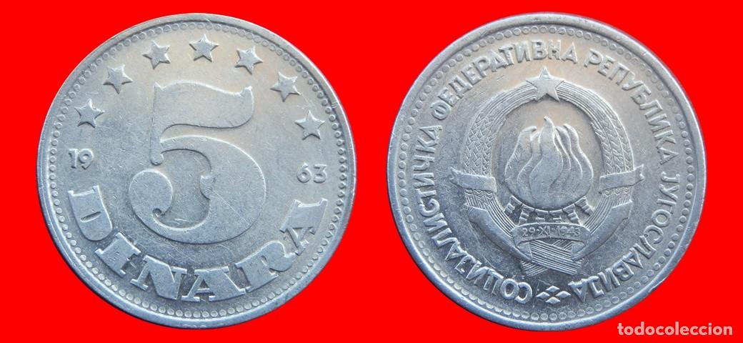 Monedas antiguas de Europa: 5 DINARES 1963 YUGOSLAVIA-150194