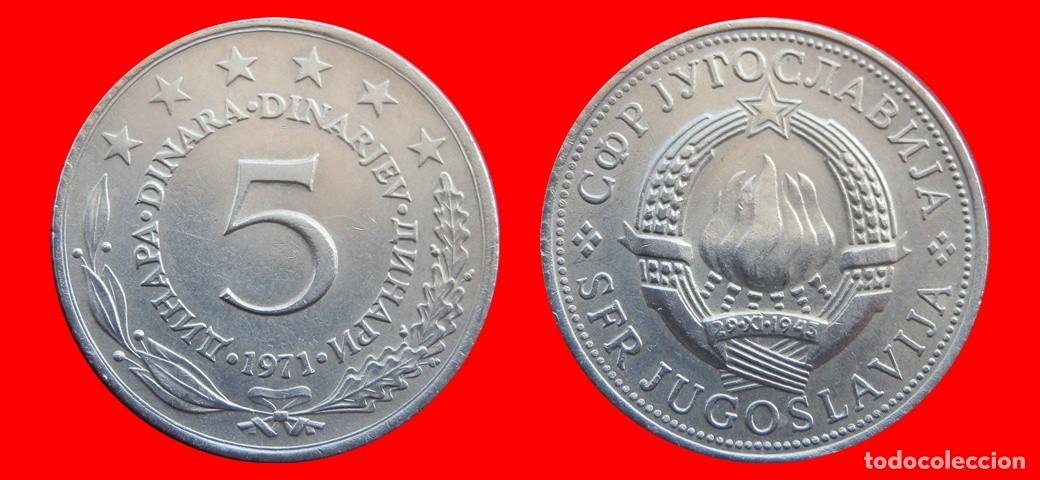 Monedas antiguas de Europa: 5 DINARES 1971 YUGOSLAVIA-150195