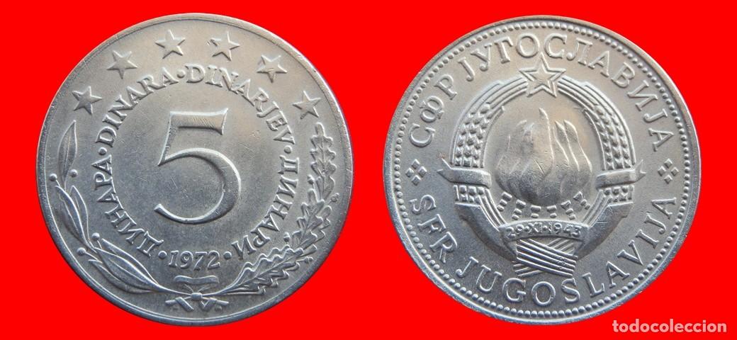 Monedas antiguas de Europa: 5 DINARES 1972 YUGOSLAVIA-150196
