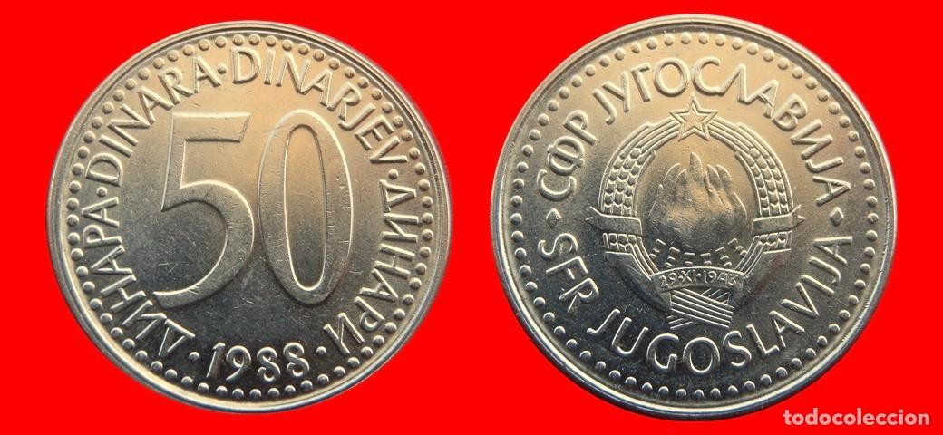 Monedas antiguas de Europa: 50 DINARES 1988 YUGOSLAVIA-150199
