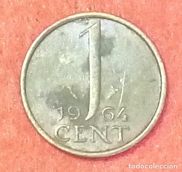 Monedas antiguas de Europa: MONEDA DE PAISES BAJOS / HOLANDA 1964 - 1 CENT - BRONCE