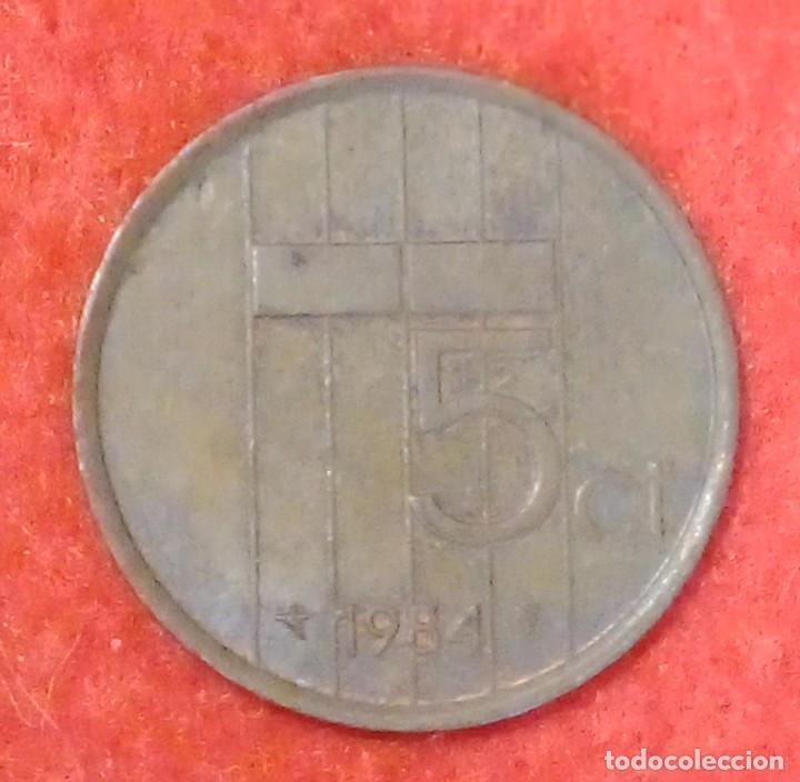 Monedas antiguas de Europa: MONEDA DE PAISES BAJOS / HOLANDA 1984 - 5 CENTS - BRONCE