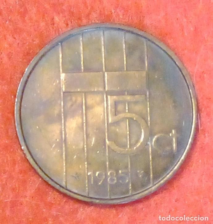 Monedas antiguas de Europa: MONEDA DE PAISES BAJOS / HOLANDA 1985 - 5 CENTS - BRONCE