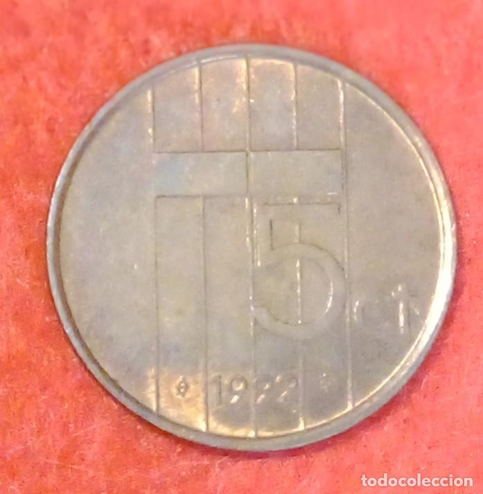 Monedas antiguas de Europa: MONEDA DE PAISES BAJOS / HOLANDA 1992 - 5 CENTS - BRONCE