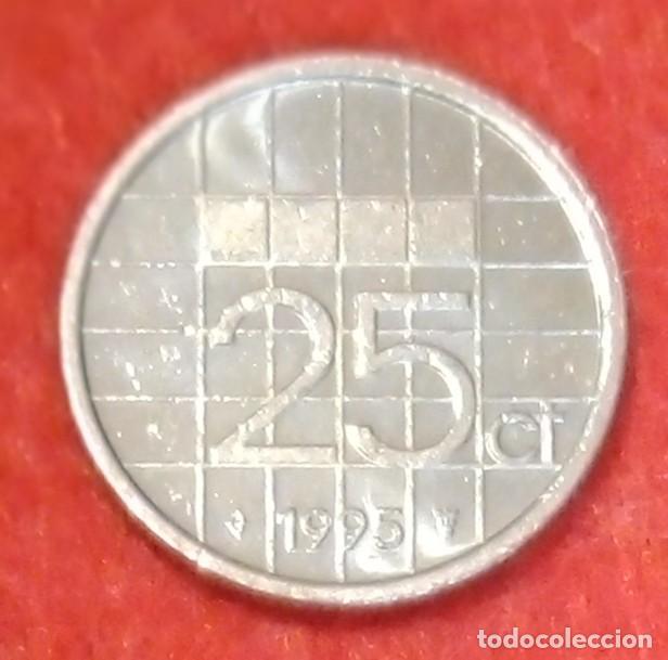 Monedas antiguas de Europa: MONEDA DE PAISES BAJOS / HOLANDA 1995 - 25 CENTS - N&Iacute;QUEL (2)