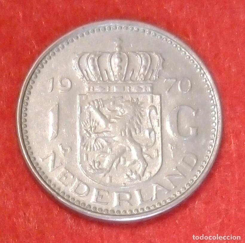 Monedas antiguas de Europa: MONEDA DE PAISES BAJOS / HOLANDA 1970 - 1 GULDEN - N&Iacute;QUEL
