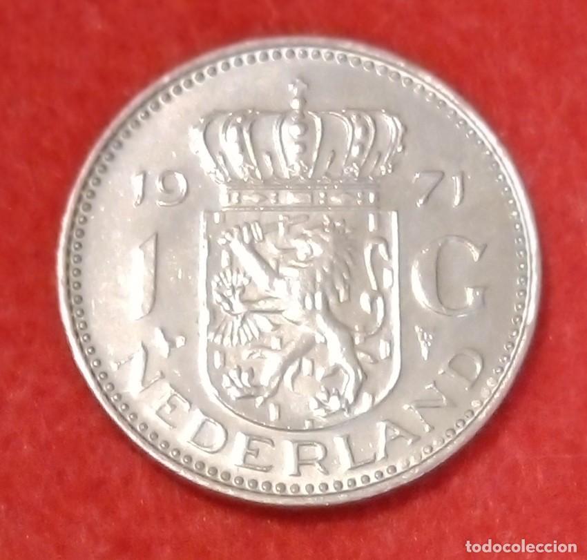 Monedas antiguas de Europa: MONEDA DE PAISES BAJOS / HOLANDA 1971 - 1 GULDEN - N&Iacute;QUEL