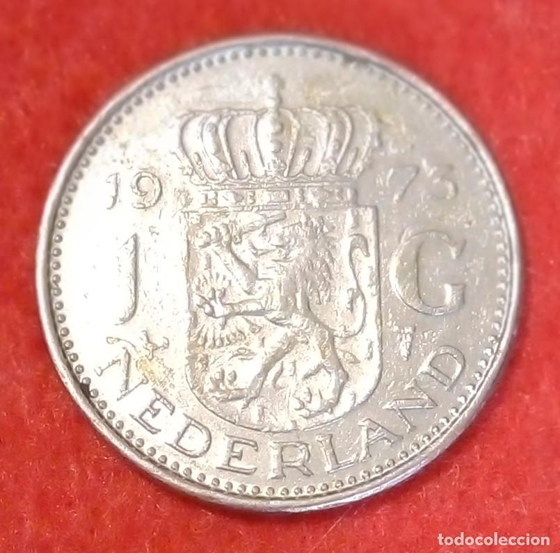 Monedas antiguas de Europa: MONEDA DE PAISES BAJOS / HOLANDA 1973 - 1 GULDEN - N&Iacute;QUEL (2)