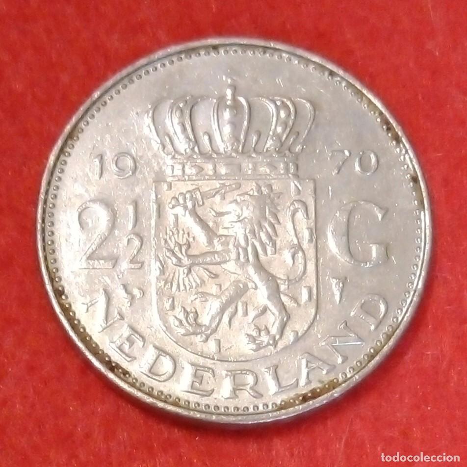 Monedas antiguas de Europa: MONEDA DE PAISES BAJOS / HOLANDA 1970 - 2&frac12; GULDEN - N&Iacute;QUEL