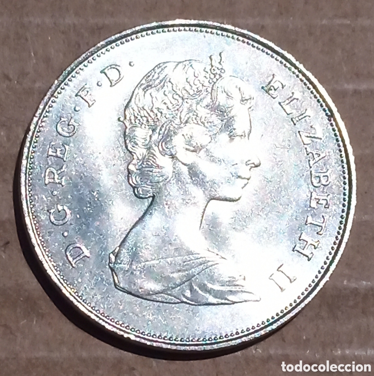 Monedas antiguas de Europa: Inglaterra - peniques 1981, boda real, Carlos, Pr&iacute;ncipe de Gales y Lady Diana.