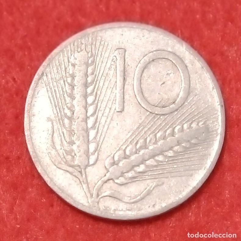 Monnaies anciennes de Europe: MONEDA DE ITALIA 1953 - 10 LIRAS - ALUMINIO (2)