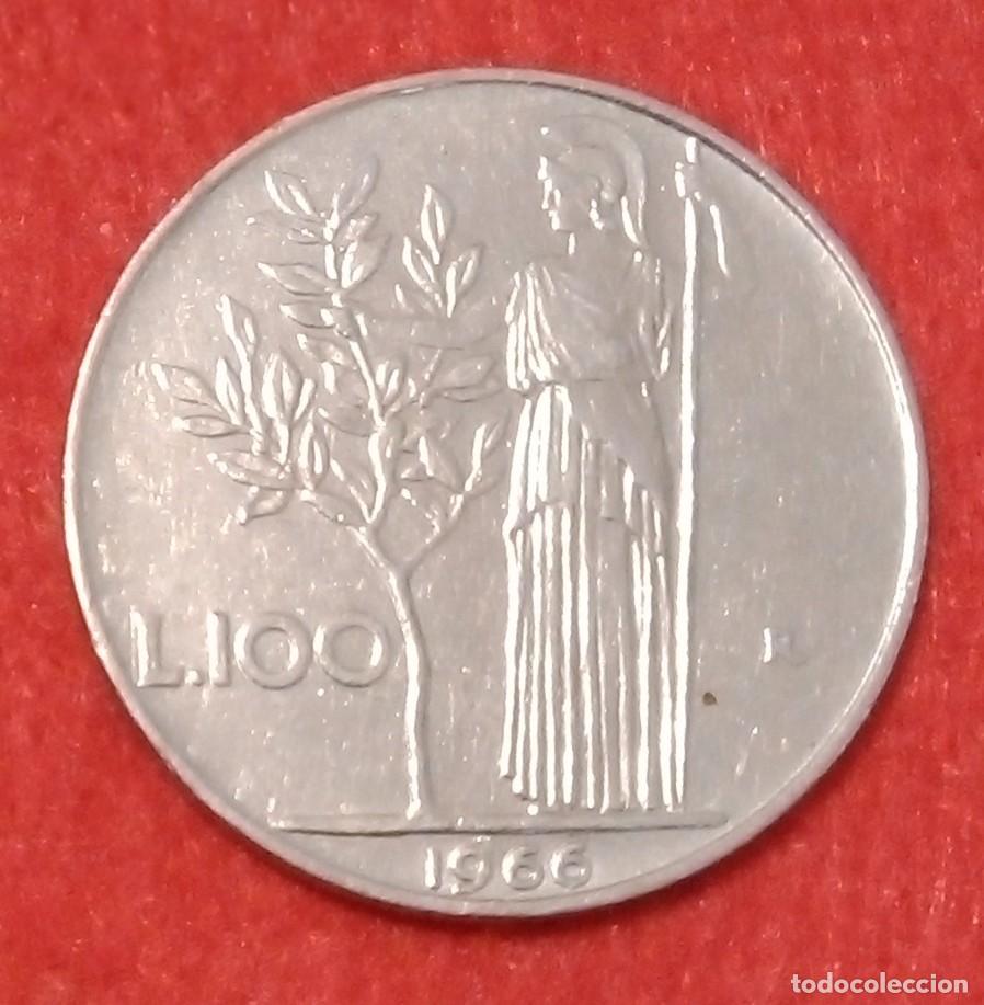 Monedas antiguas de Europa: MONEDA DE ITALIA 1966 - 100 LIRAS - ACERO INOXIDABLE