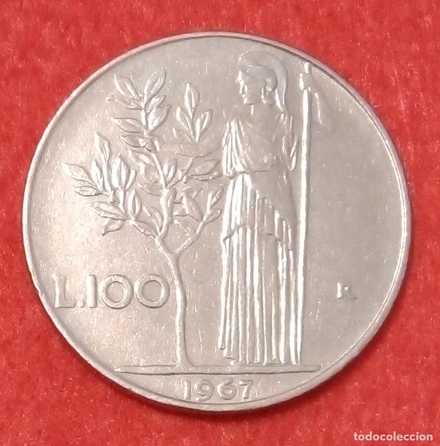 Monedas antiguas de Europa: MONEDA DE ITALIA 1967 - 100 LIRAS - ACERO INOXIDABLE