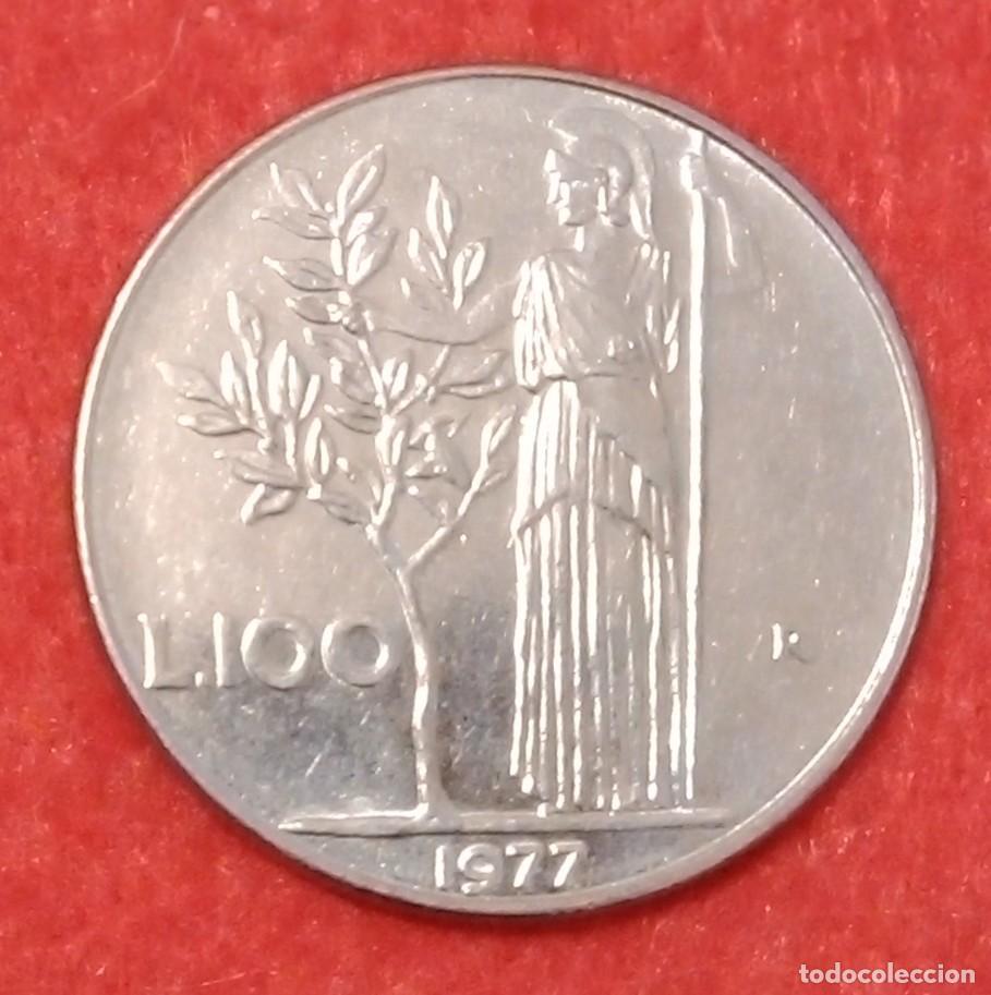 Monedas antiguas de Europa: MONEDA DE ITALIA 1977 - 100 LIRAS - ACERO INOXIDABLE