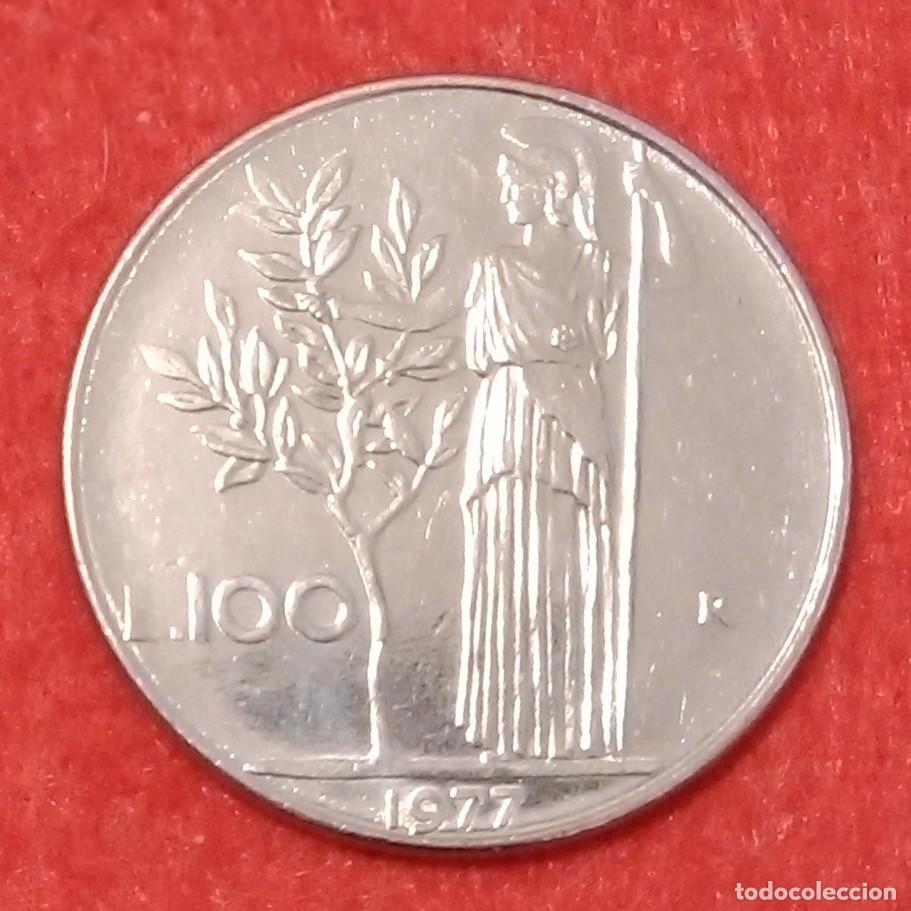 Monedas antiguas de Europa: MONEDA DE ITALIA 1977 - 100 LIRAS - ACERO INOXIDABLE (2)
