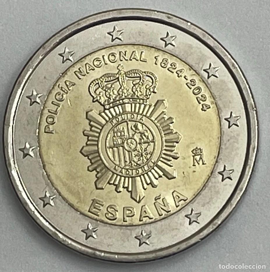 Monedas antiguas de Europa: Moneda 2 Euros Polic&iacute;a Nacional (200 Aniversario)